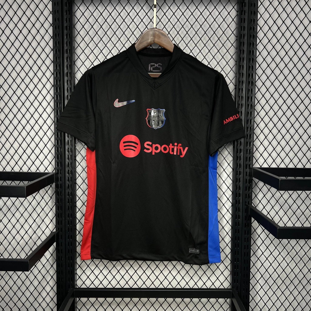 CAMISA BARCELONA PRETO RESERVA TORCEDOR 24-25